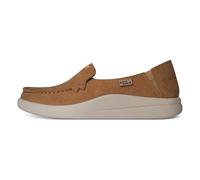 Kickback Rizzo Mocassins Slip-on Femme en Daim Recy haussures Smart Casual avec Soutien Orthopédique et Doublure Cuir - Chaussures d’Été pour Usage Quotidien - Tan Suède, EU 39