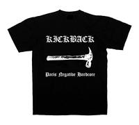 Kickback Shirt Paris Negative Hardcore Hammer Violence Nietzsche Hatred Not Your, Couleur 07, L