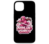 Kickbox Kickbox pour Femme Ninja Girl Féminin Fleur Arts Martiaux Karaté Coque pour iPhone 13