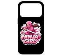 Kickbox Kickbox pour Femme Ninja Girl Féminin Fleur Arts Martiaux Karaté Coque pour iPhone 17 Pro
