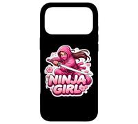 Kickbox Kickbox pour Femme Ninja Girl Féminin Fleur Arts Martiaux Karaté Coque pour iPhone 17 Pro Max