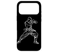 Kickboxer dessinant des Arts Martiaux Coque pour iPhone 17 Pro Max