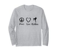 Kickboxer Love Kickboxer Martial Arts Manche Longue