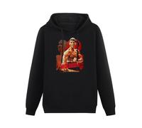 Kickboxer Movie Poster Jean-Claude Van Damme Hoody Unisex Long Sleeve Hooded with Pocket Black XXL