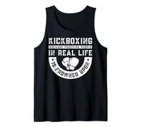 Kickboxing Because Punching People in Real Life is Frowned U Débardeur