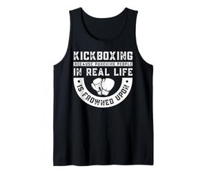 Kickboxing Because Punching People in Real Life is Frowned U Débardeur