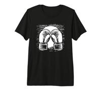Kickboxing Dessin d'autodéfense T-Shirt Haut de Gamme