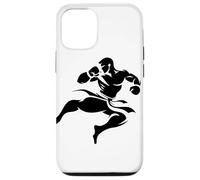 Kickboxing Guy Dessin Taekwondo Coque pour iPhone 12/12 Pro