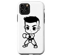 Kickboxing Kid Comic Look Taekwondo Sanda Coque pour iPhone 11 Pro