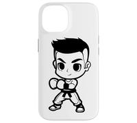 Kickboxing Kid Comic Look Taekwondo Sanda Coque pour iPhone 14