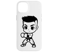 Kickboxing Kid Comic Look Taekwondo Sanda Coque pour iPhone 14 Plus