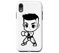 Kickboxing Kid Comic Look Taekwondo Sanda Coque pour iPhone XR