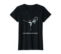 Kickboxing pour Femmes drôles, Cadeau de Kickboxer Fille T-Shirt Graphique avec Valeur