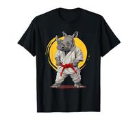Kickboxing Rhino Taekwondo Karaté MMA Drôle Arts Martiaux T-Shirt