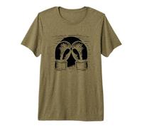 Kickboxing Sketch Sports T-Shirt Haut de Gamme