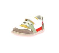 Kickbuvar, Baskets Basses Garçon, Blanc Kaki Beige, 22