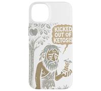Kicked Out of Ketosis Funny Caveman Keto Low Carb Diet Humour Coque pour iPhone 14 Plus