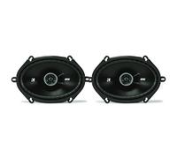 Kicker Voiture Audio Coaxial Enceinte Système DS 15.2x20.3cm Noir 50W 90dB Ovale