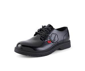 Kickers 116234 Femme Chaussure d'uniforme Scolaire, Black, 21 EU