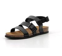 KICKERS Femme Alana Sandale Plate, Noir, 37 EU