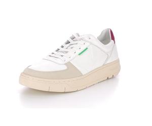 Kickers Allow,Sneakers Bas Multi Blanc Bordeaux, 42 EU