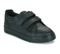 Baskets basses enfant garcons Kickers TOVNI TWIN VEL Noir 35