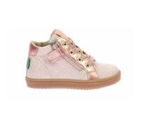 Baskets basses enfant kick welly rose clair 28