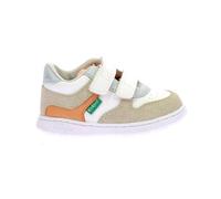KICKERS Baskets basses Kickmotion Blanc or bleu corail 20
