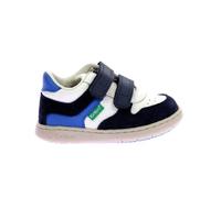 KICKERS Baskets basses Kickmotion Marine blanc bleu 19