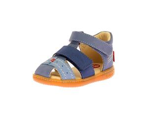 Kickers BAZAR,SANDALE BEBE BLEU TRICOLORE, 23 EU