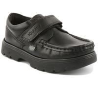 KICKERS Bébés Carter Réglable Crochet Et Boucle Bracelet Noir Taille UK 8 -