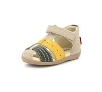 Kickers BIGBAZAR-2,SANDALE BEBE BEIGE JAUNE, 20 EU