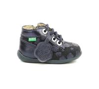 Kickers Bonzip-2, Bottillons Fille, Marine Flower, 22
