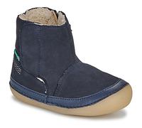 Boots enfant filles Kickers SOKIFAUNE Marine 21