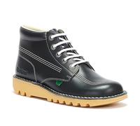 Kickers Bottes En Cuir Bleu Marine/Naturel Kick Hi Core Pour Hommes - 41 Bleu