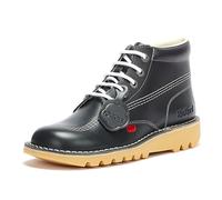 Kickers Bottes En Cuir Bleu Marine/Naturel Kick Hi Core Pour Hommes - 42 Bleu
