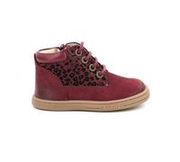 KICKERS Bottillons Tackland Bordeaux leopard 18