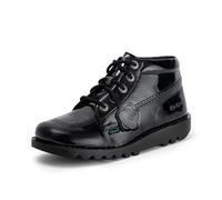 Kickers Bottines classiques Kick Hi pour femme | Extra confortables | Durabilité accrue | Qualité supérieure, Vegan Noir, 40 EU