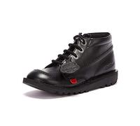 Kickers Bottines classiques unisexes Hi pour jeunes | Extra confortables | Durabilité accrue | Qualité supérieure, Noir, 13 UK Child
