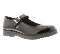 Kickers Chaussures De Travail Pour Femmes École Finley Mj Boucle Noire Taille UK