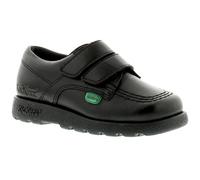 Kickers Chaussures École Garçon Fragma Lo Bracelet Bébés Cuir T Fermeture Noir
