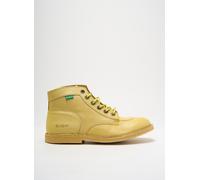 kickers chaussures homme de couleur jaune