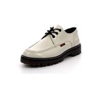 Kickers Decklow, Derbies Femme, Blanc Casse Vernis, 38