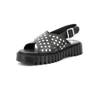 Kickers Fact, Sandales Femme, Noir, 38