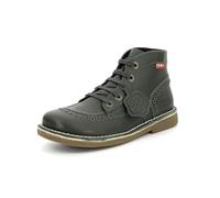 Kickers - Femme LEGENDIKNEW Plat Oxford, Kaki, 37 EU - ECH-H24-5