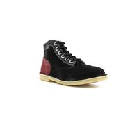 Kickers - Femme Orilegend Botines - Noir Noir Gris Bordeaux 81, 36