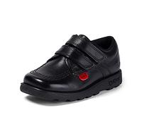 Kickers Fragma Lo Velcro, Mocassins bébé garçon, Noir (Black Blk), 29 EU
