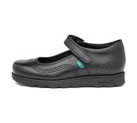 Kickers Fragma Pop, Mocassins bébé Fille, Noir (Black Blk), 24 EU