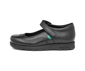 Kickers Fragma Pop, Pantoufle Garçon Fille, Noir (Black Blk), 31 EU
