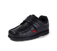 Kickers Fragma Single Strap, Mokassins garçon, Noir (Black Blk), 35 EU